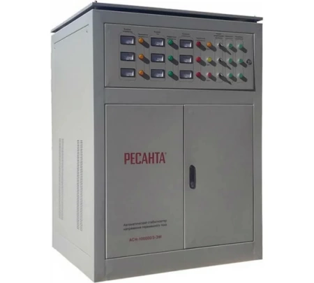 Стабилизатор напряжения РЕСАНТА АСН-100000/3-ЭМ, 63/4/11 Стабилизатор напряжения РЕСАНТА АСН-100000/3-ЭМ
