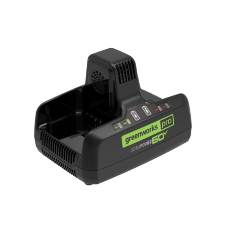 Зарядное устройство GREENWORKS G60DC10 (60V, 10А, быстрое, 2-х постовое) 2954407, 2954407 Зарядное устройство GREENWORKS G60DC10 (60V, 10А, быстрое, 2-х постовое) 2954407