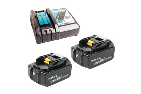 Набор аккумуляторов BL1850B (18 v; 5 а/ч; li-ion; 2 шт) + зарядное устройство DC18RC Makita 191L74-5, 191L74-5 Набор аккумуляторов BL1850B (18 v; 5 а/ч; li-ion; 2 шт) + зарядное устройство DC18RC Makita 191L74-5