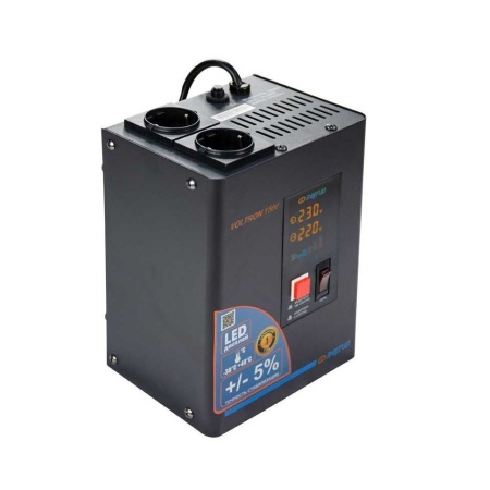 Стабилизатор напряжения Энергия VOLTRON-1500 (5%) Е0101-0155, Е0101-0155 Стабилизатор напряжения Энергия VOLTRON-1500 (5%) Е0101-0155