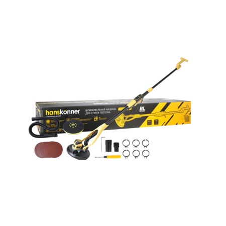 Шлифмашина для стен Hanskonner PLATINUM HDWS6080BL, HDWS6080BL Шлифмашина для стен Hanskonner PLATINUM HDWS6080BL
