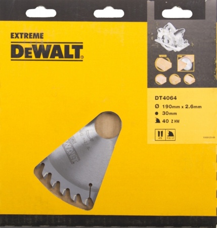     DEWALT EXTREME 190x30x40T DT4064-QZ