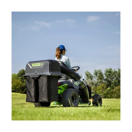 Травосборник для садовых трактора и райдера GREENWORKS 7500207 (170 литров) 7500207, 7500207 Травосборник для садовых трактора и райдера GREENWORKS 7500207 (170 литров) 7500207