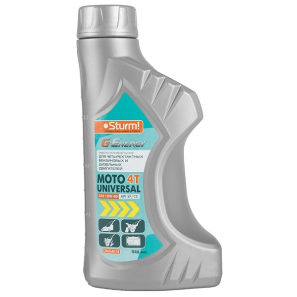   4- .  1. SAE 10W-40, UNIVERSAL MOTO 4T  STURM (OM0401B)