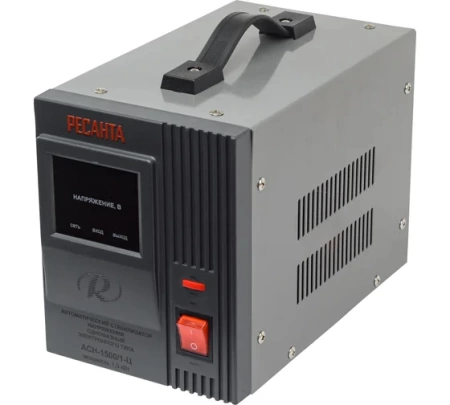 Стабилизатор Ресанта АСН-1500/1-Ц, 63/6/3 Стабилизатор Ресанта АСН-1500/1-Ц