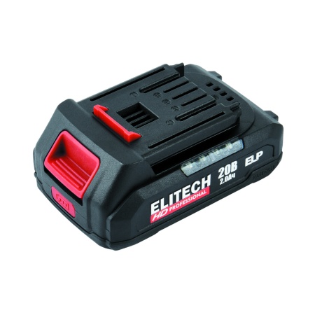 Аккумулятор Elitech 20В, 2А/ч, Li-Ion, слайдер, ELP HD RCB 2020S (E0911.089.00), RCB 2020S (E0911.089.00) Аккумулятор Elitech 20В, 2А/ч, Li-Ion, слайдер, ELP HD RCB 2020S (E0911.089.00)