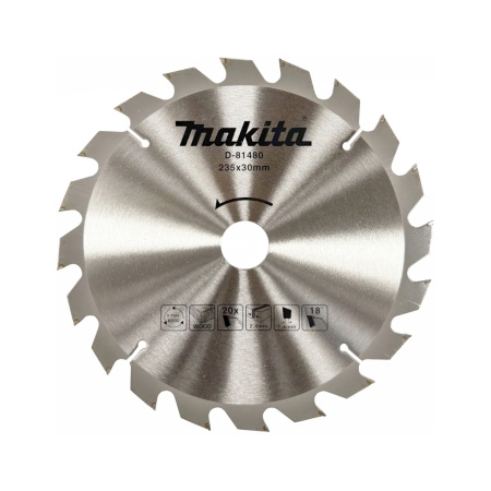 ���� ������� �� ������ 235x30/25x2.4/1.6, 20T Makita (D-81480)
