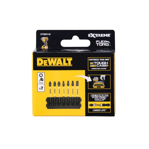 Набор бит (7шт) FlexTorq DEWALT (DT70823-QZ), DT70823-QZ Набор бит (7шт) FlexTorq DEWALT (DT70823-QZ)