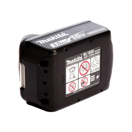 Аккумулятор Makita 18В, 3А/ч, Li-ion, LXT (BL1830B) 632M83-6, 632M83-6 Аккумулятор Makita 18В, 3А/ч, Li-ion, LXT (BL1830B) 632M83-6