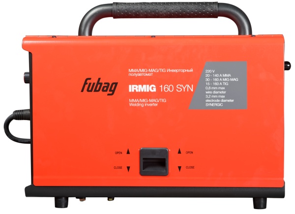 Сварочный инверторный полуавтомат FUBAG IRMIG 160 SYN + горелка FB 150 (3м) 31445.1, 31445.1 Сварочный инверторный полуавтомат FUBAG IRMIG 160 SYN + горелка FB 150 (3м) 31445.1