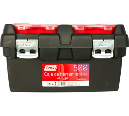 Ящик для инструментов TAYG №500 (500х295х270мм) лоток+2 органайзера в крышке 165009, 165009 Ящик для инструментов TAYG №500 (500х295х270мм) лоток+2 органайзера в крышке 165009