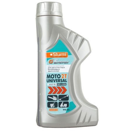 Масло для 2-х такт. двигателей 1л. Universal Moto минеральное STURM (OM0201B), OM0201B Масло для 2-х такт. двигателей 1л. Universal Moto минеральное STURM (OM0201B)