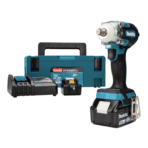 ��������� ������� �������������� Makita DTW300RTJ (LXT 18�, 1/2", 2���x5�/� � ������� ��, MakPac)