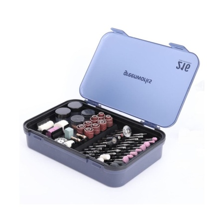 Набор насадок для гравера GREENWORKS 216 предметов в кейсе (3503507), 3503507 Набор насадок для гравера GREENWORKS 216 предметов в кейсе (3503507)