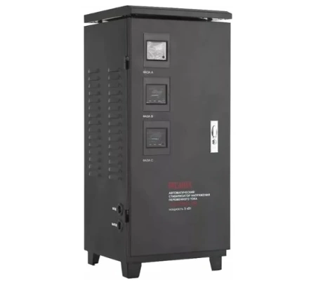 Стабилизатор напряжения РЕСАНТА АСН-9000/3-ЭМ, 63/4/4 Стабилизатор напряжения РЕСАНТА АСН-9000/3-ЭМ