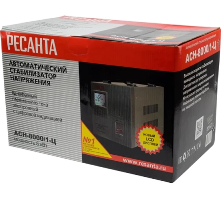 Стабилизатор Ресанта АСН-8000/1-Ц, 63/6/7 Стабилизатор Ресанта АСН-8000/1-Ц