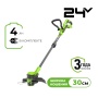������� �������������� Greenworks G24LT301 (2113207UB) (24V, 30��, ��� 4�/� � ��)