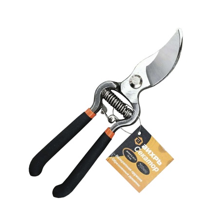Секатор ВИХРЬ 200мм, возвратная пружина, обрезиненные рукоятки, 73/7/3/1 Секатор ВИХРЬ 200мм, возвратная пружина, обрезиненные рукоятки