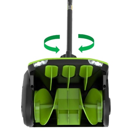 Аккумуляторная лопата (снегоуборщик) GREENWORKS GD40SS2 (рег. выброс, 40V, 30см, без АКБ/ЗУ) 2603107, 2603107 Аккумуляторная лопата (снегоуборщик) GREENWORKS GD40SS2 (рег. выброс, 40V, 30см, без АКБ/ЗУ) 2603107