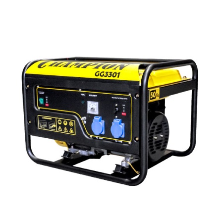 Генератор бензиновый CHAMPION GG3301, GG3301 Генератор бензиновый CHAMPION GG3301