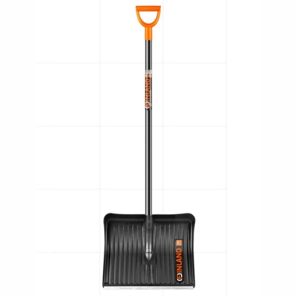 Лопата снеговая 500x410x1500мм, ударопрочный пластик, деревянный черенок Finland (1023), 1023-Ч Лопата снеговая 500x410x1500мм, ударопрочный пластик, деревянный черенок Finland (1023)