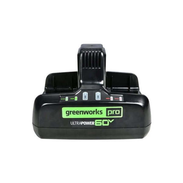 Зарядное устройство GREENWORKS G60DC10 (60V, 10А, быстрое, 2-х постовое) 2954407, 2954407 Зарядное устройство GREENWORKS G60DC10 (60V, 10А, быстрое, 2-х постовое) 2954407