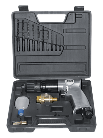 Пневмодрель FUBAG DRS142/1800 с набором 100103, 100103 Пневмодрель FUBAG DRS142/1800 с набором 100103