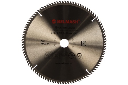 Диск пильный Белмаш 315х3,2/2,2х32ММ 100Т (RD032A), RD032A Диск пильный Белмаш 315х3,2/2,2х32ММ 100Т (RD032A)