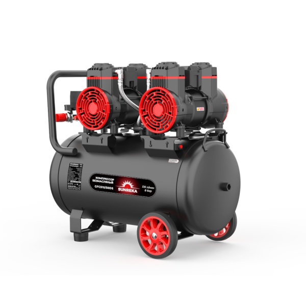 Компрессор SUNREKA GFC510/50DS 216116 (2900Вт, 510л/мин, 50л, 8бар, безмасляный), 216116 Компрессор SUNREKA GFC510/50DS 216116 (2900Вт, 510л/мин, 50л, 8бар, безмасляный)