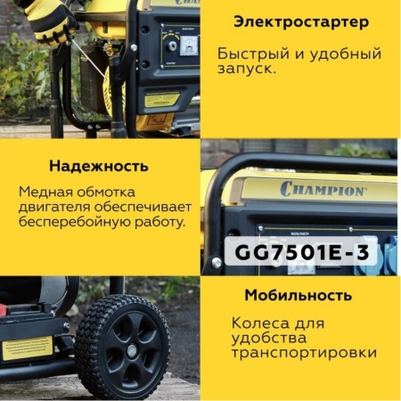   Champion GG7501E-3