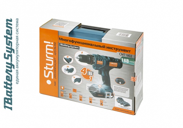    Sturm CMT1802 (1BatterySystem18V, 2x 2  )