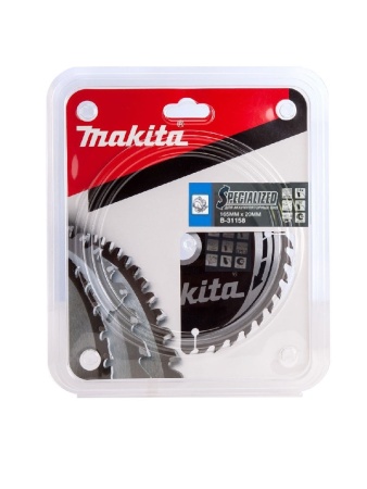 Диск пильный по дереву для аккумуляторных пил 165х20х1.5х24T Specialized Makita B-31158, B-31158 Диск пильный по дереву для аккумуляторных пил 165х20х1.5х24T Specialized Makita B-31158