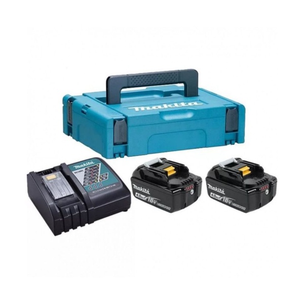   Makita BL1840B (2) +  DC18RC (18, 4/, Li-Ion,  MakPac) PSK 198310-8