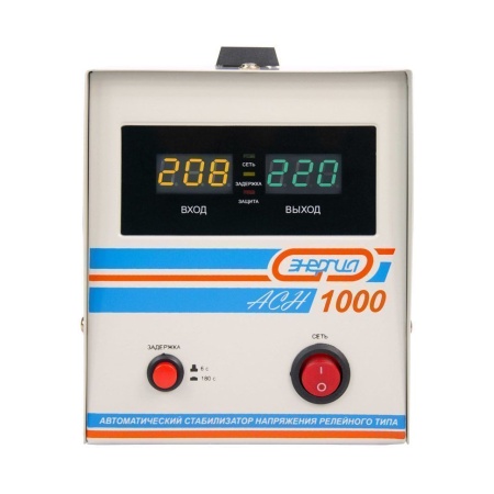 Стабилизатор напряжения Энергия АСН-1000 (Е0101-0124), Е0101-0124 Стабилизатор напряжения Энергия АСН-1000 (Е0101-0124)