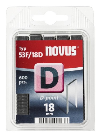 Скобы NOVUS 53F/18 (600 шт.),  Скобы NOVUS 53F/18 (600 шт.)