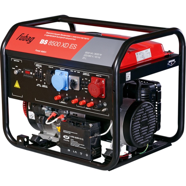 Бензогенератор FUBAG BS  8500 XD ES, 838255 Бензогенератор FUBAG BS  8500 XD ES