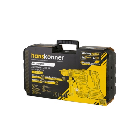 ���������� �������������� Hanskonner HRH1827BLC (1BatterySystem18V, ����., ���x4�/� � ��, ����)