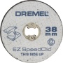 Круг отрезной по металлу Dremel 38х3,2мм (12шт) 2615S456JD, 2615S456JD Круг отрезной по металлу Dremel 38х3,2мм (12шт) 2615S456JD