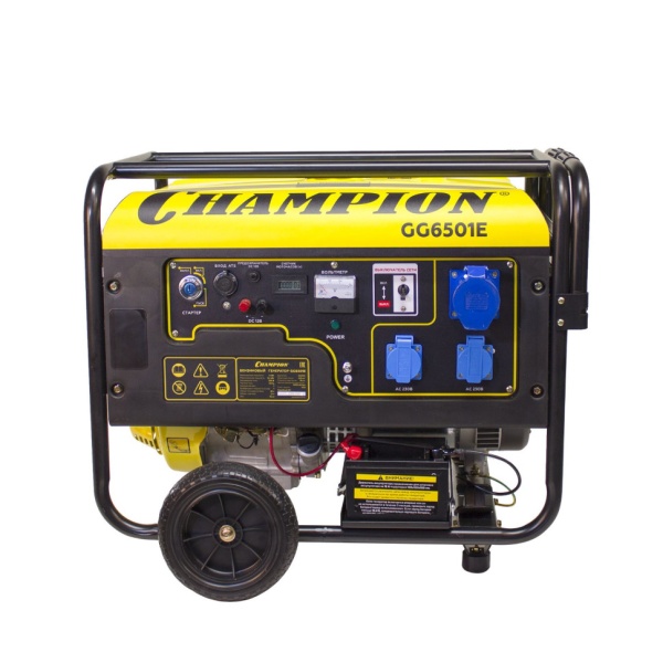 Генератор бензиновый Champion GG6501E + блок автоматики ATS (C3512), GG6501E Генератор бензиновый Champion GG6501E + блок автоматики ATS (C3512)