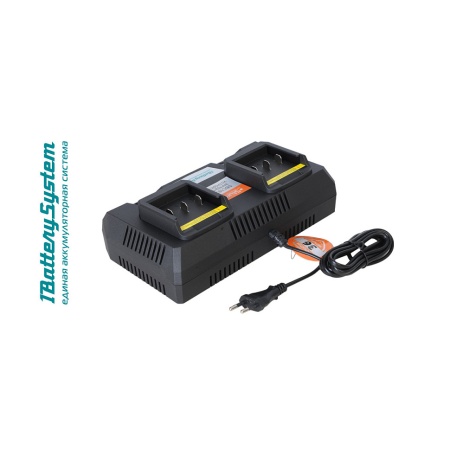 Зарядное устройство STURM SBC1822 (1BatterySystem18V, 4А, двухпостовое), SBC1822 Зарядное устройство STURM SBC1822 (1BatterySystem18V, 4А, двухпостовое)