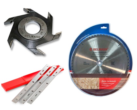 Фреза 125х32х10 мм с диском 315х3,2/2,2х32ММ 60Т и ножами 270х2х20 M6 Белмаш (KN0070), KN0070 Фреза 125х32х10 мм с диском 315х3,2/2,2х32ММ 60Т и ножами 270х2х20 M6 Белмаш (KN0070)